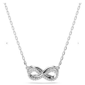 Swarovski infinity necklace- Hyperbola pendant